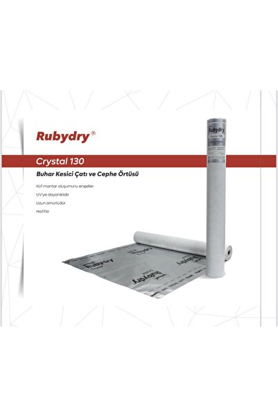 Buhar Kesici Örtü Rubydry Crystal 130 Gr. ( 75 m2 ) Çatı ve Cephe Örtüsü