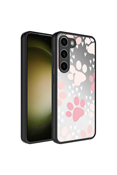 Giz Story حافظة مرآة GZST لامعة متوافقة مع هاتف Galaxy S23 Plus مع حماية للكا...