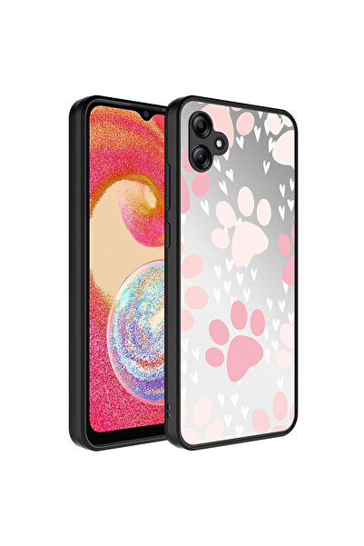 Giz Story حافظة جالاكسي A04E ذات نمط مرآة مع حماية للكاميرا، غطاء مرآة لامع G...