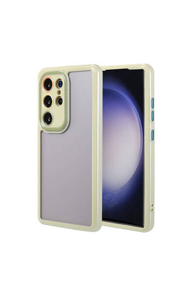 Giz Story Galaxy S23 Ultra Case with Camera Protection, Colorful Edge and Fra...