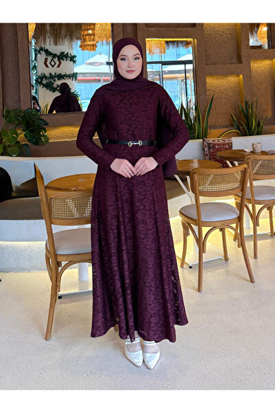 ENSA TESETTUR Φόρεμα Defne Βουργουνδίας