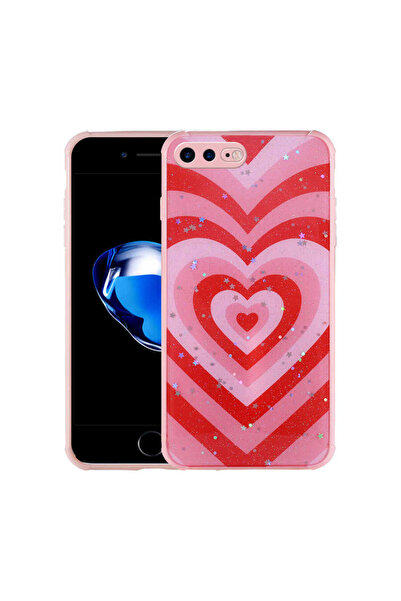 Giz Story iPhone 7 Plus Case Glittery Patterned Camera Protected Shiny Gzst P...