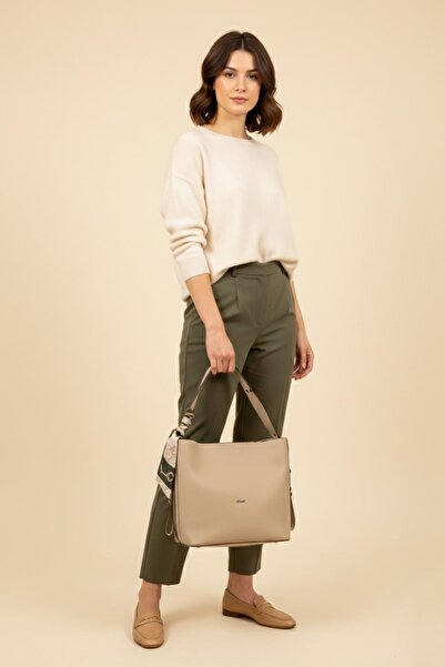 Papuçsepeti Papuç Sepeti 6752 Geantă de mână și de umăr pentru femei, cu eșar...