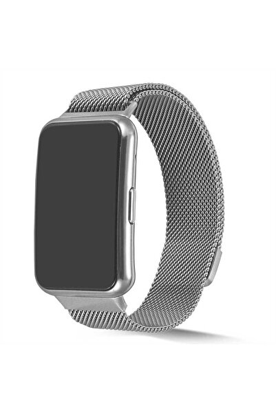 Giz Story ساعة هواوي واتش فيت المتوافقة مع KRD-01، حزام معدني GZST - فضي