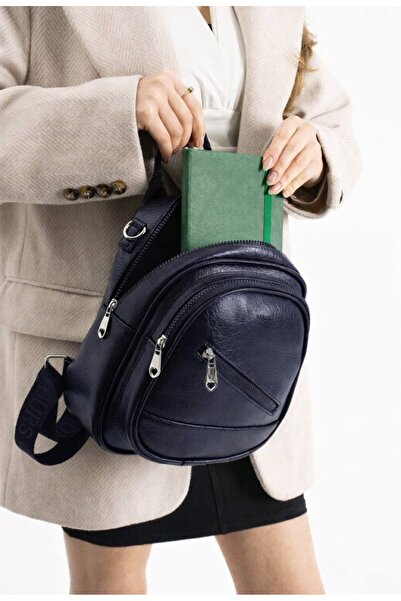 eflanmoda Soft Faux Leather Women's Shoulder and Backpack Bag