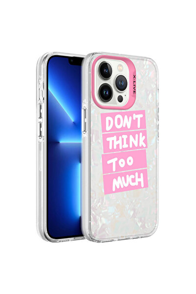 Giz Story حافظة GZST Marbello بنمط رخامي متوافقة مع هاتف iPhone 13 Pro - وردي