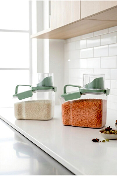 Kitchen Life Recipient de depozitare multifuncțional cu capac de 2 mărimi - D...