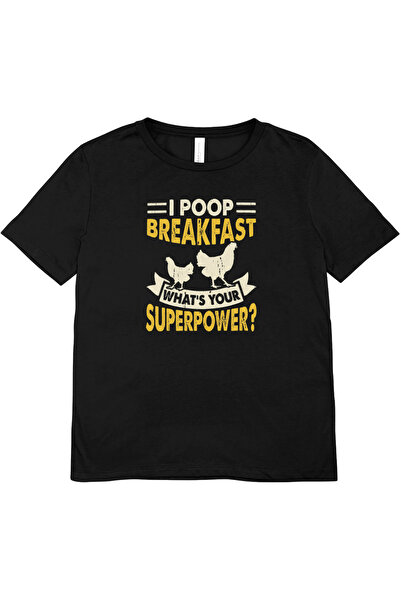 HoinarClothing Unisex 100% cotton t-shirt with chicken print and funny text -...