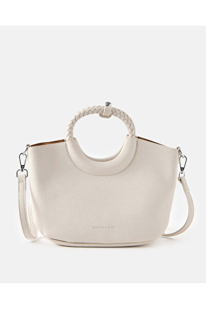 REDTAG Women Plain White Handbag