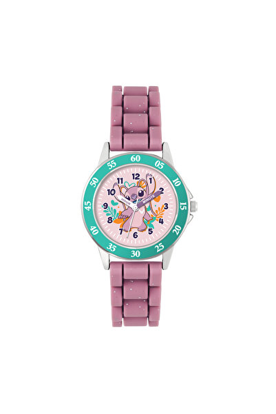 Disney Lilo and Stitch Pink Angel Time Teacher Watch