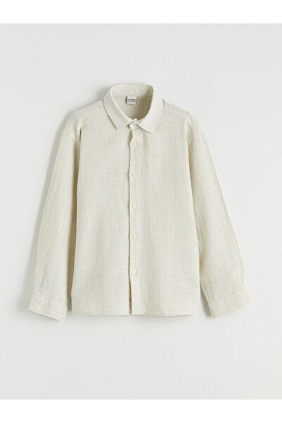 LC Waikiki Long Sleeve Boys' Poplin Shirt