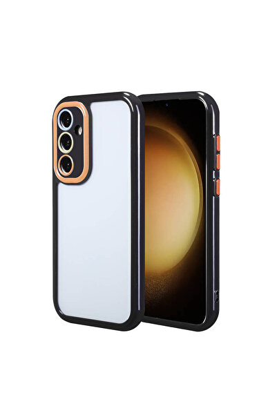 Giz Story Galaxy S23 Fe Case with Camera Protection Colorful Edge and Frame D...