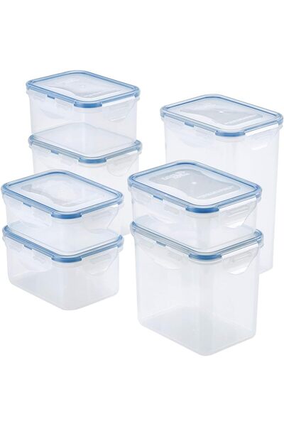 locknlock حاويات تخزين الطعام Easy Essentials من LocknLock، محكمة الإغلاق، خا...