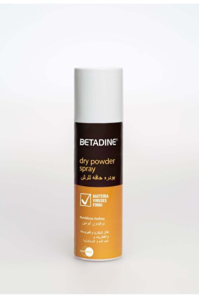 BETADINE Dry Powder Antiseptic Spray with Povidone Iodine, 55g