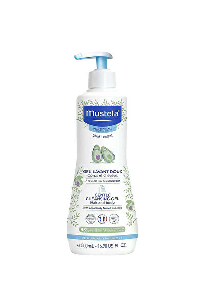 Mustela Baby Hair & Body Cleansing Gel with Avocado Extract for Normal Skin, ...