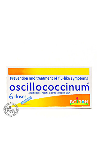 OSCIMED قوارير علاج الإنفلونزا من أوسيلوكوكسينوم، 6 قطع