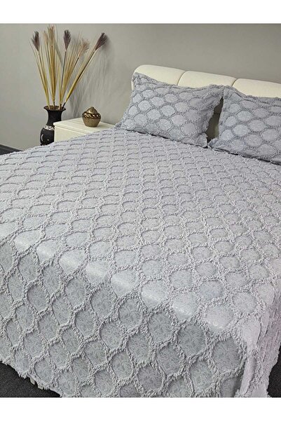 d'niss home touch of nature in your home Honeycomb Patterned 3 Piece Double B...