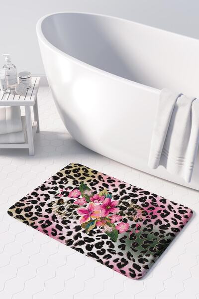 Monnhein Microfiber Bath Mat, Non-Slip Base, Machine Washable, End of the Ser...