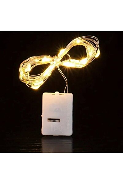 mykhediyevesanatatölyesi 1 Metre Peri Led Mini Güç Kutulu Dekoratif led Pille...