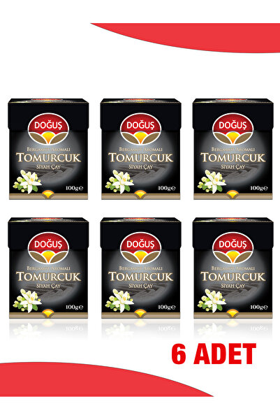 Doğuş Çay Doğuş Tomurcuk Bergamot Aromalı Siyah Çay 100 g (6 Adet Kutu)
