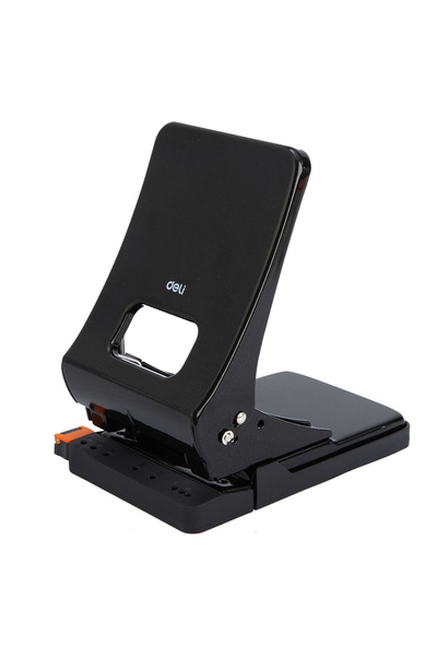 Deli Perforator de birou cu 45 de coli, model Efortless E0143, negru