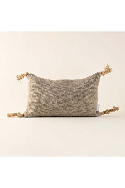 Cottage Jute Cotton Cushion 30*50Cm, Brown