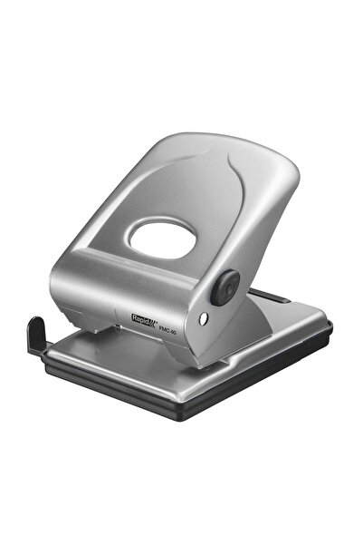 Rapid Perforator de birou cu 40 de coli metalice, model FMC40, argintiu