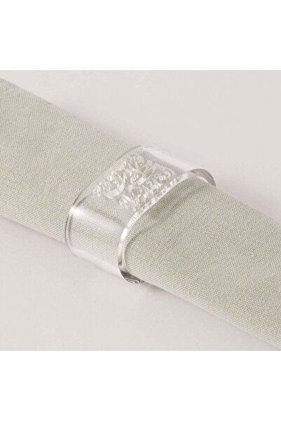LA MESA 4pcs acrylic napkin ring 4.5*4.5cm