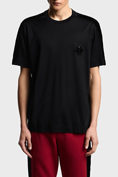 Emporio Armani Chenille Stripe Detailed Regular Fit Crew Neck t Shirt Men's t...