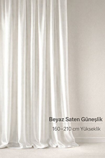 SHY TEKSTİL Розкішний 1-й клас, спеціальне пошиття, Elegance, білий атласний ...