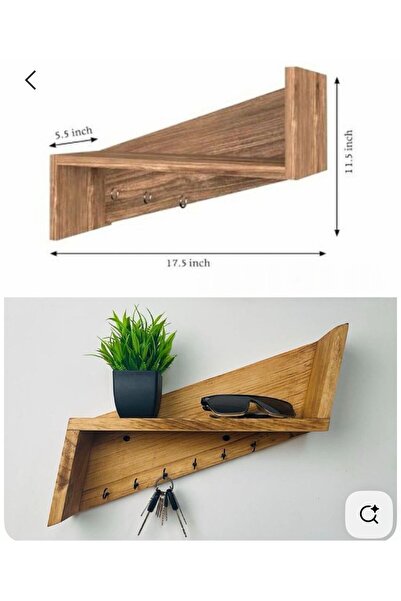 AHŞAP CRAFT Ahşap Çiçeklik/Raf