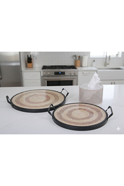 Generic Serving tray set with tissue box