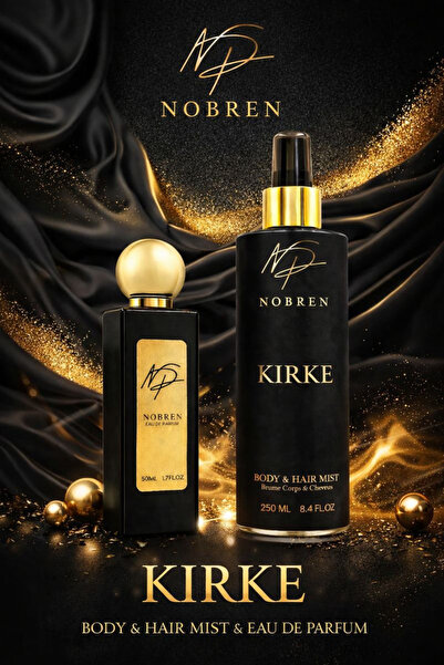 NOBREN Kirke 2’li Parfüm Seti | Body Mist & Eau de Parfum | Kalıcı ve Yoğun Koku