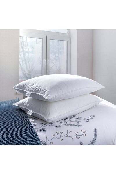 Boutique Blanche وسادة قطنية بيضاء ناعمة للغاية