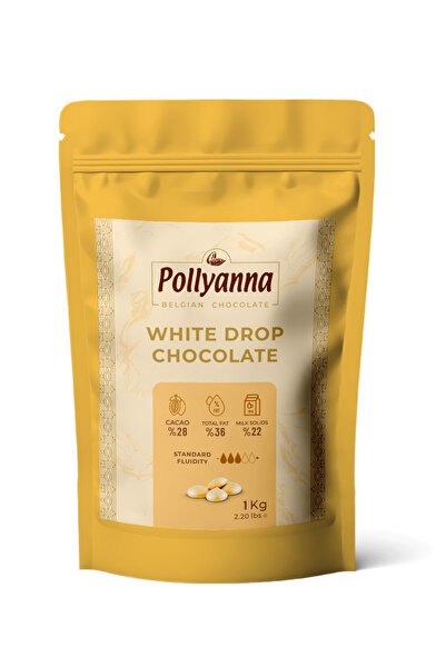Pollyanna BEYAZ BELÇİKA DROP ÇİKOLATA (1 KG)