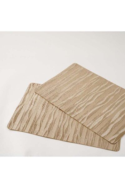 LA MESA Brown Plastic Plate Mat Set 2 pcs 45*30cm