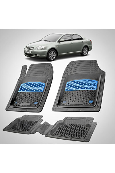 TEAMCAR Χαλάκια αυτοκινήτου συμβατά με Toyota Avensis T25 (2003-2009) Μπλε