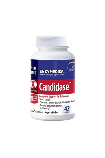 Enzymedica مكمل إنزيم كانديداز، 42 كبسولة