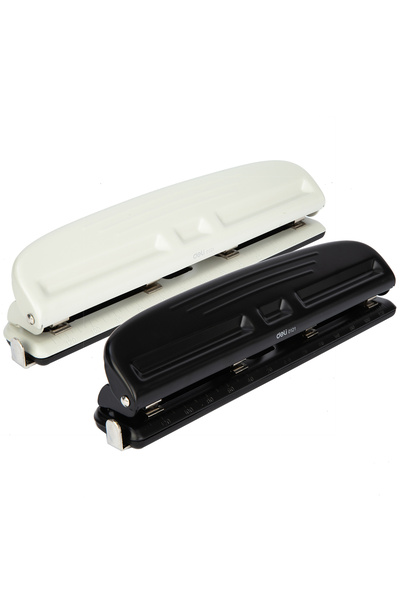 Deli 4-HOLE PUNCHER 10 SHEETS VARIOUS COLORS