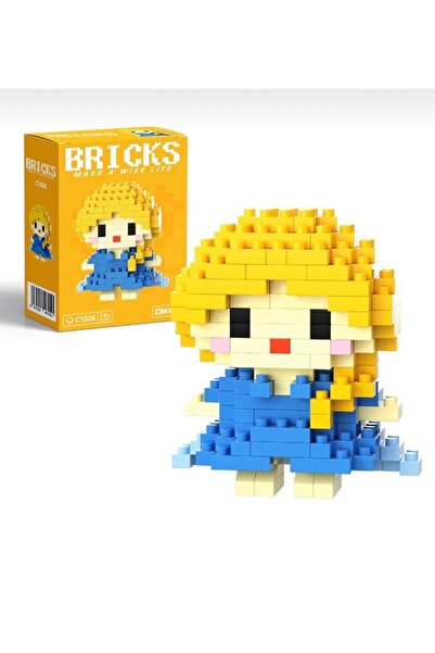 synshop Elsa Anna Cinderalla Bricks 173 Parça 3d Yap Boz 3 Boyutlu Puzzle Yap...