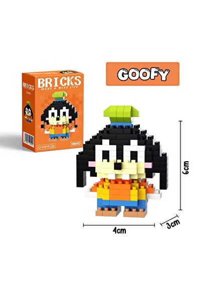 synshop Goofy Mickey Mouse Bricks 172Parça Dekoratif 3d Yap Boz 3 Boyutlu Puz...