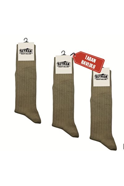 Seyhan Askeri Malzeme Șosete militare de culoare kaki, fără cusături - cu pro...
