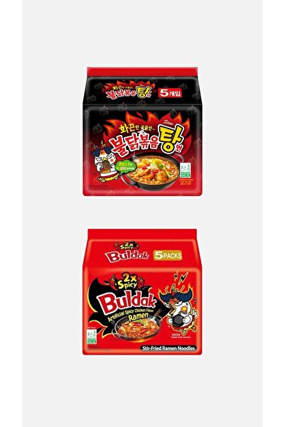 yitian yimian SPICY HOT CHICKEN X2 FLAVOR ( 5 ADET )&Hot Chicken Flavor ( 5 A...