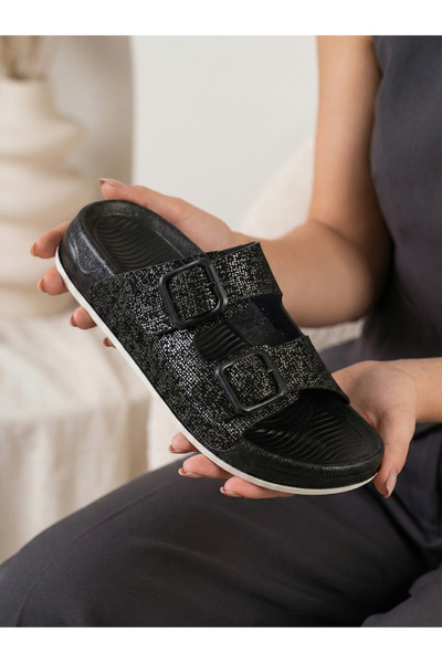 mollissoft Ev & Dış Mekan Ultra Konfor Terlik Noktalı Deri – Ortopedik Yumuşa...