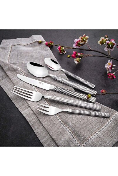 LA MESA silver stainless steel cutlery set 20 pc