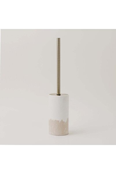 homez Sandstone Toilet Brush Holder, Beige