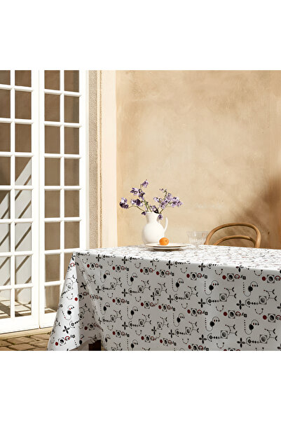 Willuxe Table Cover Tablecloth Dining Table Cover Stain Resistant Waterproof ...