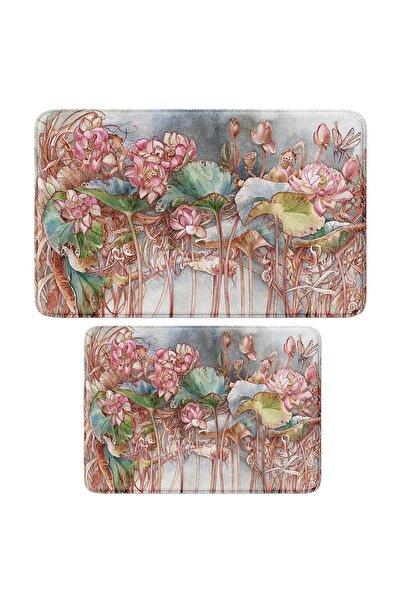 Monnhein Cute Printed 2-Piece Bath Mat Set - Non-Slip Base, End of the Series...