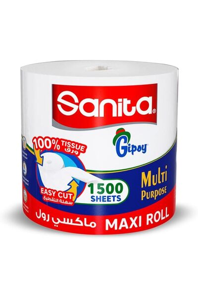 Sanita Club ورق سانيتا جيبسي ماكسي رول 1500 ورقة