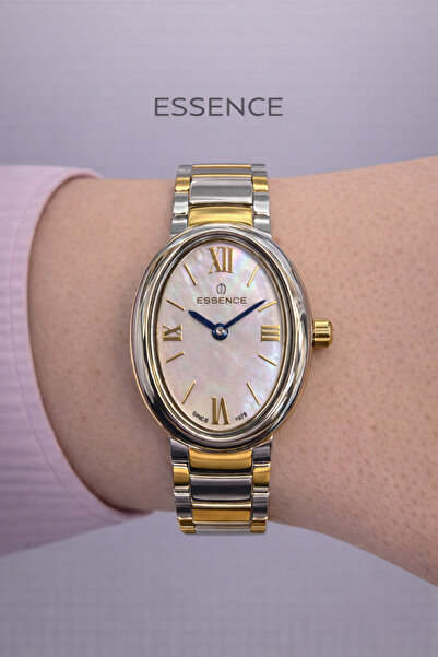 Essence Kadın Kol Saati Altın Kaplama Bilek Modeli